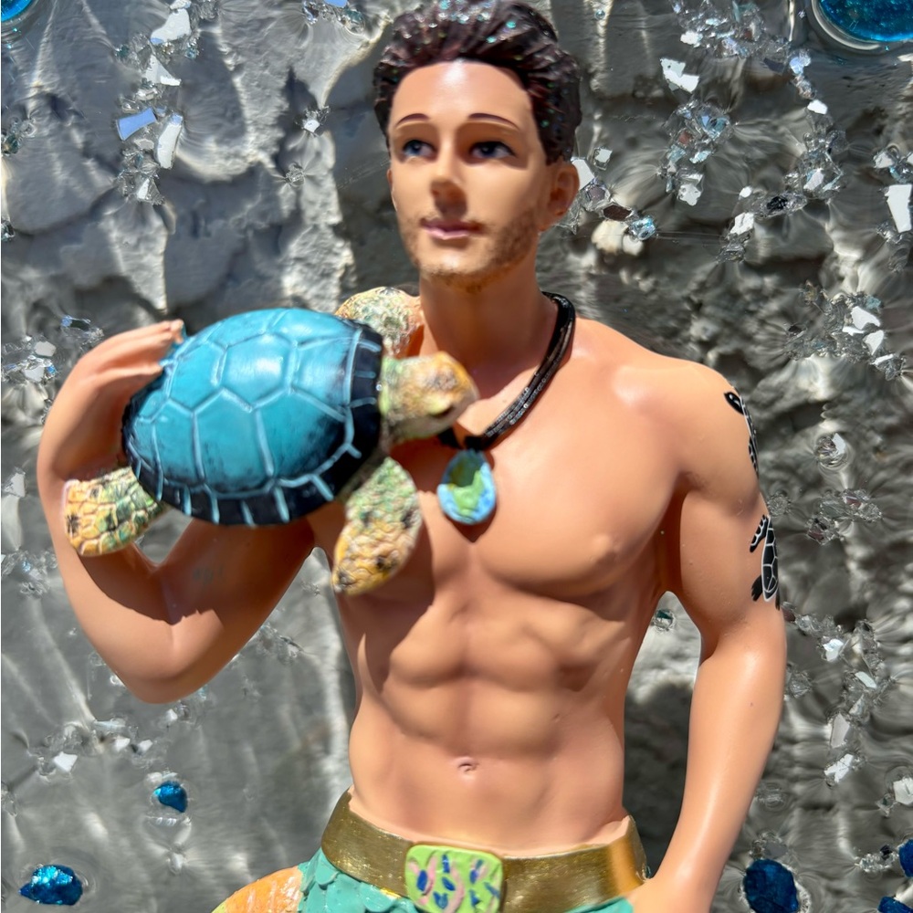 Merman/Mermaid/Sea Turtle Resin wall decor